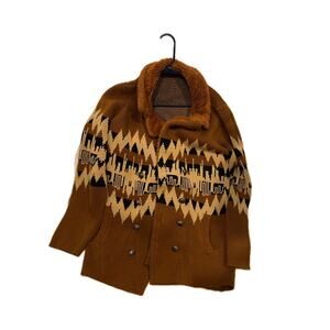 Suslo Couture Long Fashion Sweater Jacket Mens Large